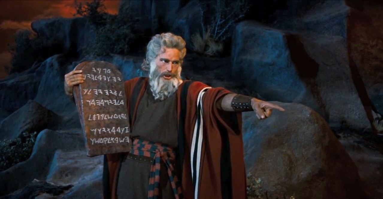 Heston as Moses
