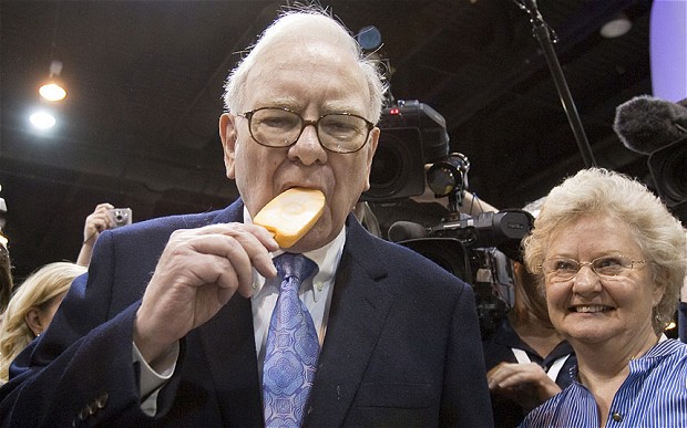 Buffett--a vampire sucking a popsickle