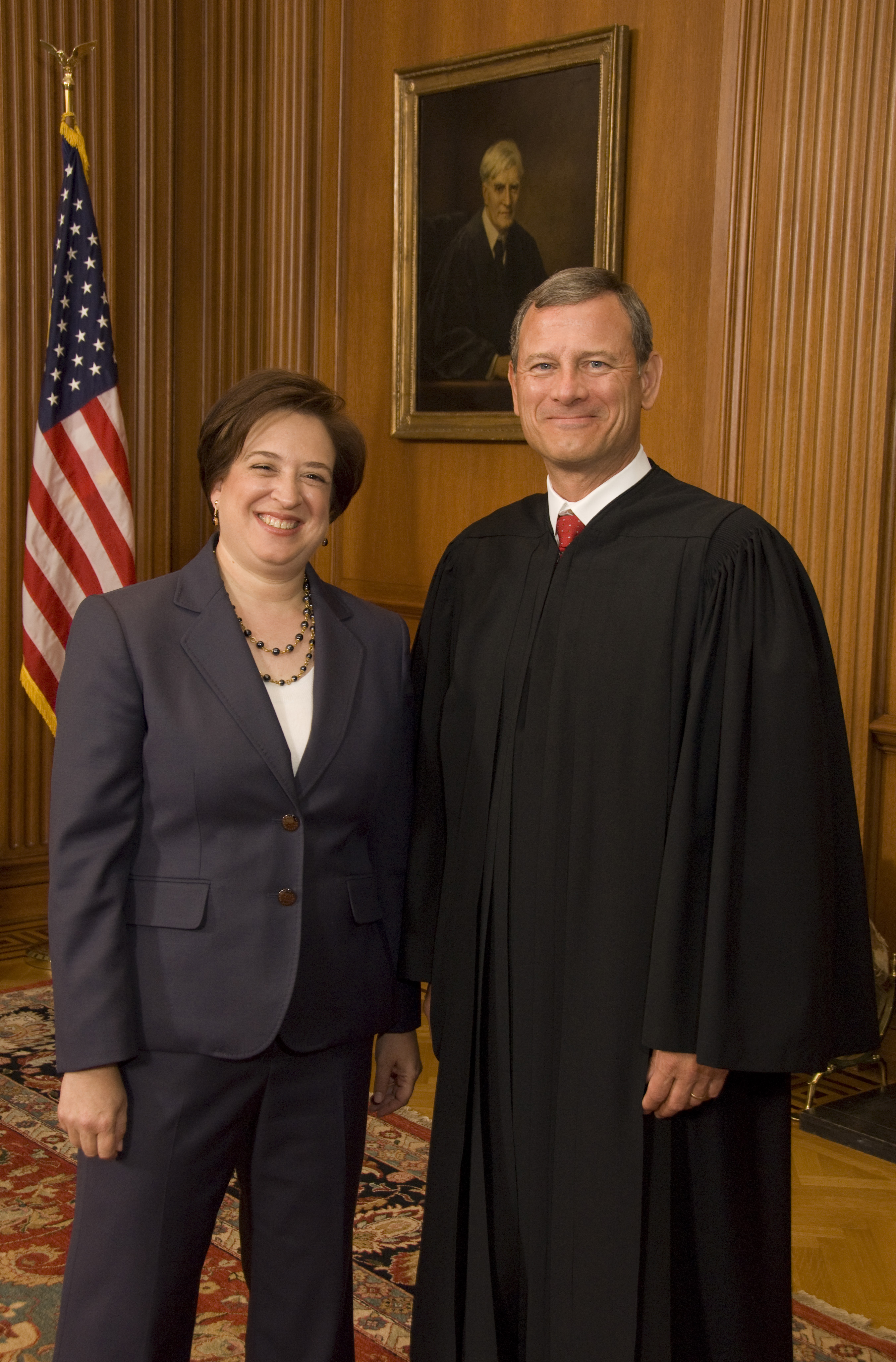 Justice Elena Kagan and Chief Justice John G. Roberts, Jr.