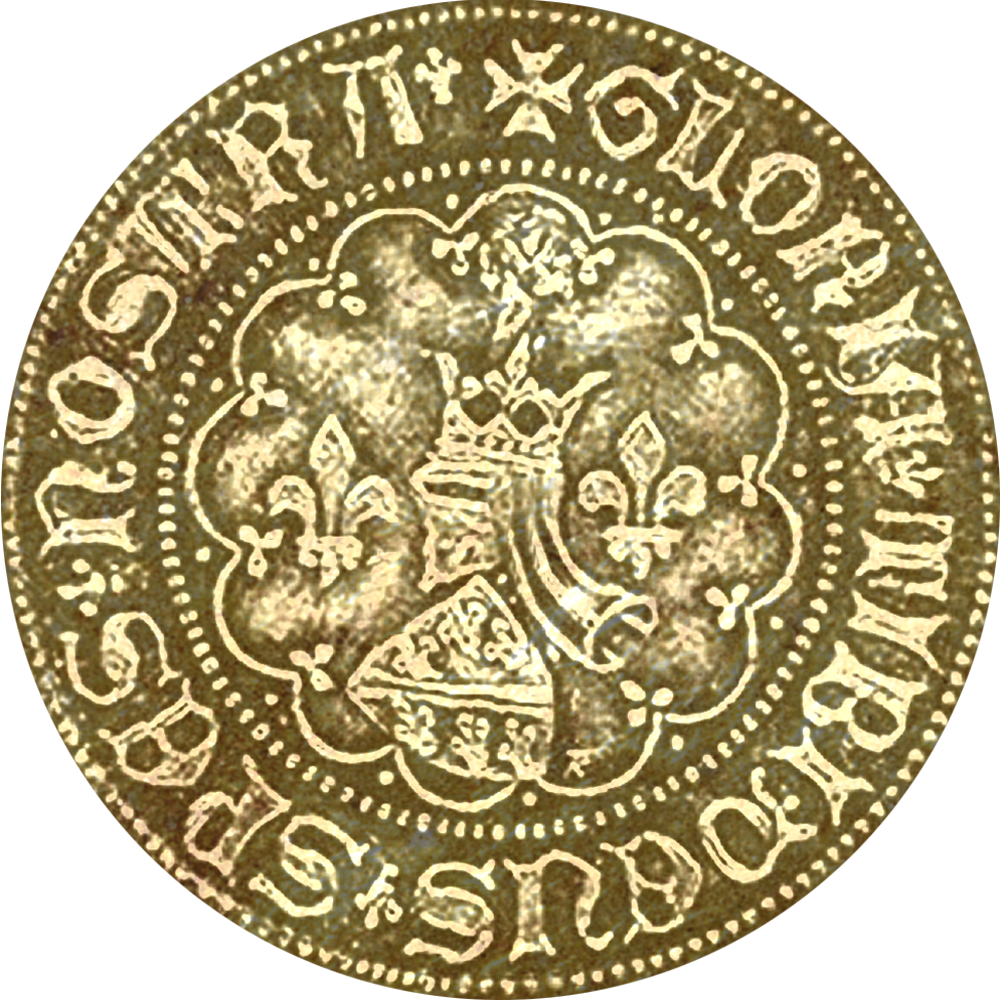 king Tvrtko I gold coin reverse